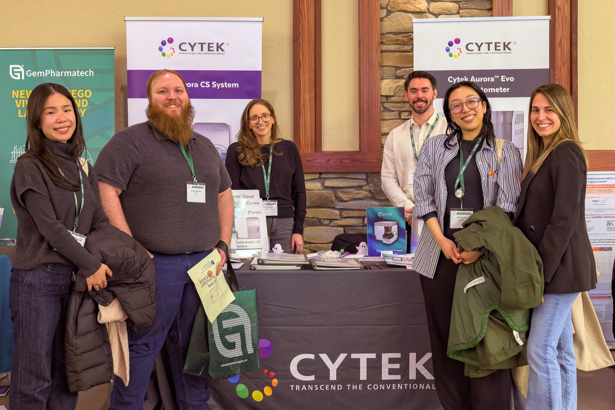 Cytek trade show booth conference