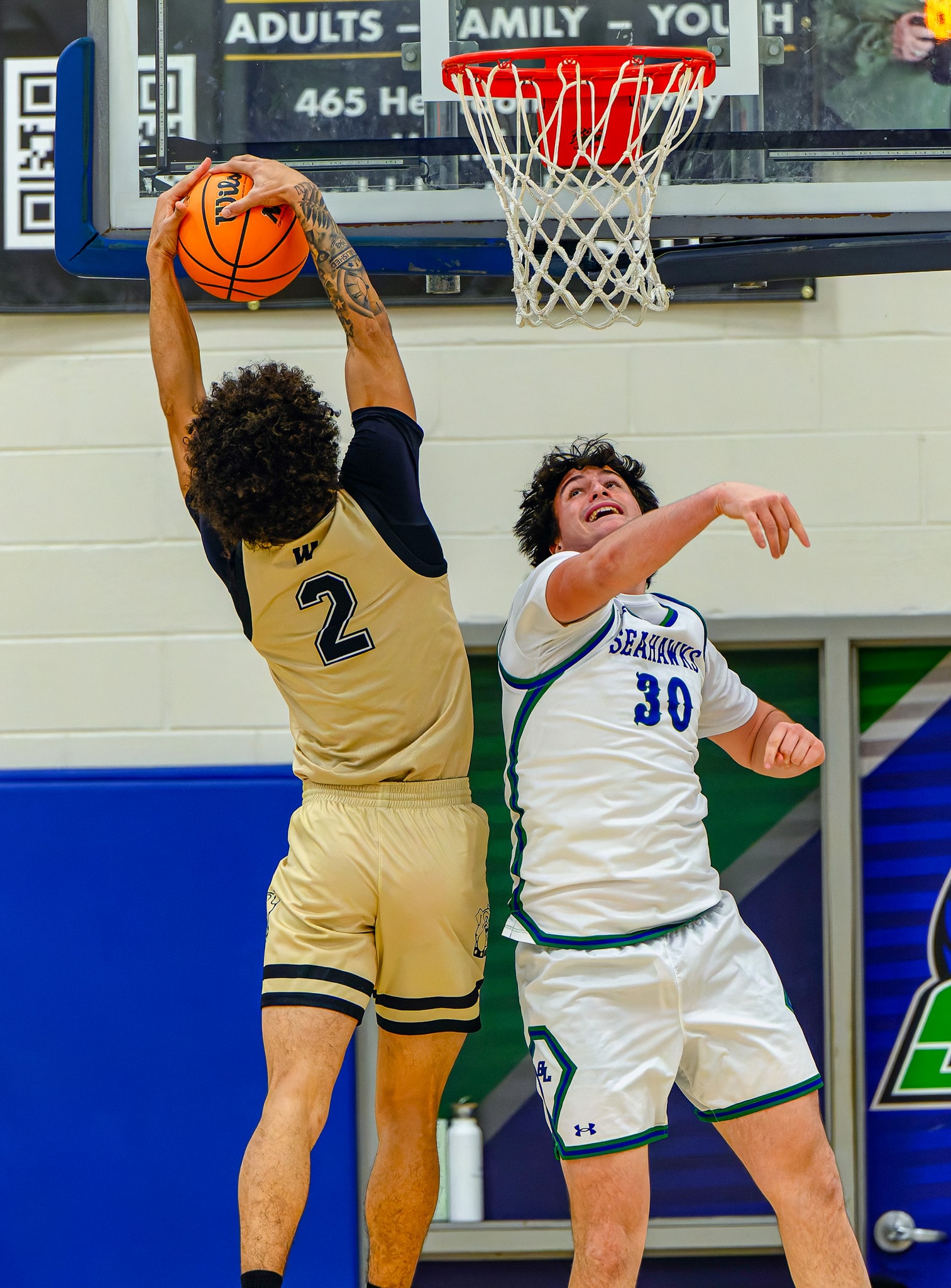 Westfield rim contest at the basket